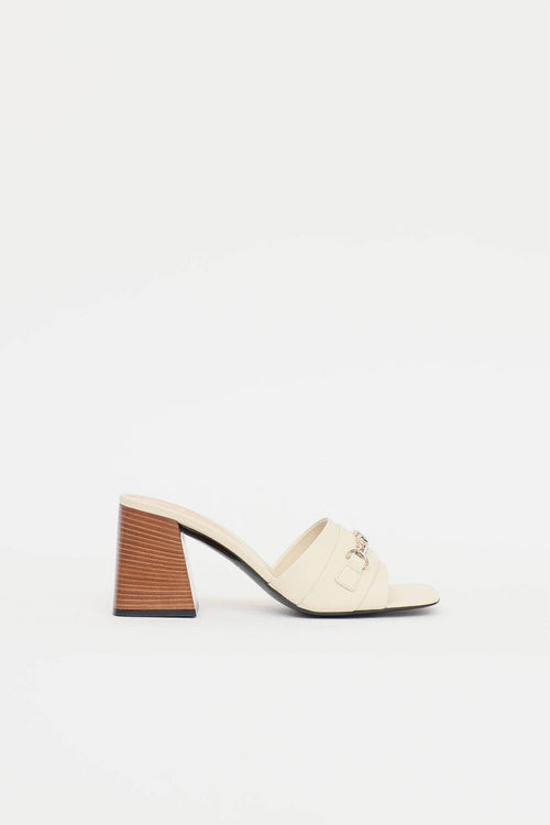 Gucci Leather Signoria Sandal