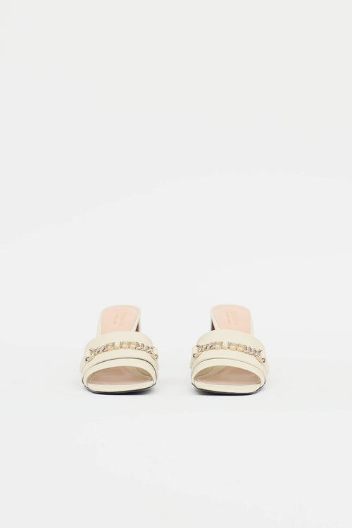 Gucci Leather Signoria Sandal