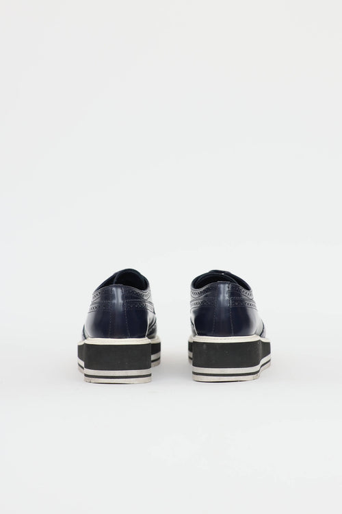 Prada Wingtip Platform Brogues