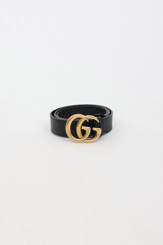 Gucci Leather GG Marmont Belt