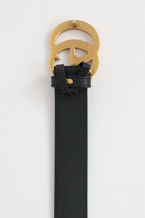 Gucci Leather GG Marmont Belt