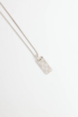 Sterling Siver GG Tag Necklace