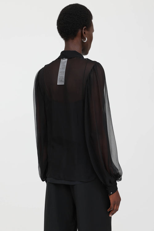 Sheer Tie Top