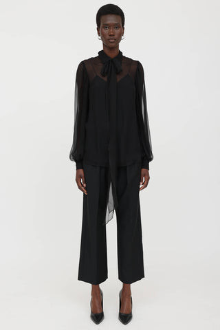 Sheer Tie Top