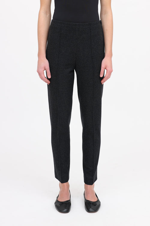 Wool Blend Panel Pant