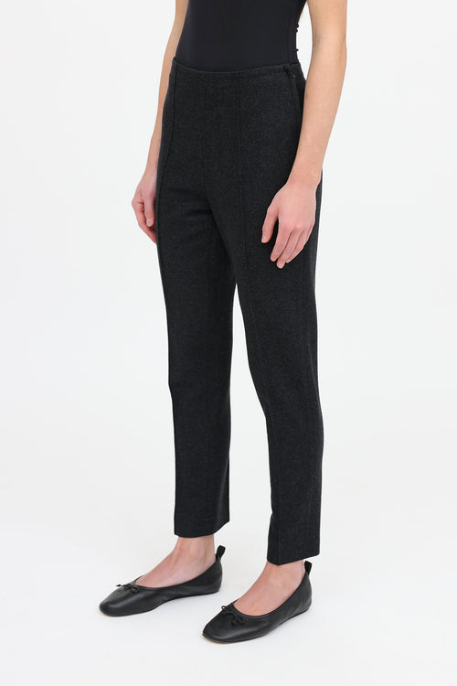 Wool Blend Panel Pant