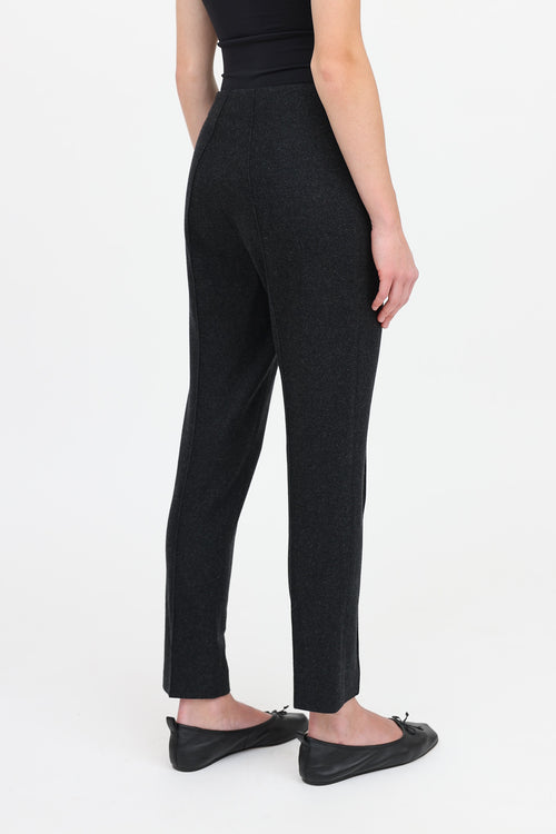 Wool Blend Panel Pant