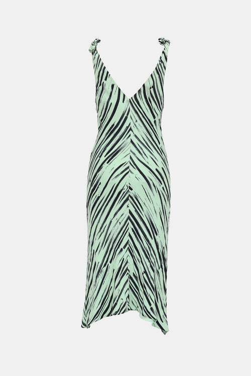 Proenza Schouler Abstract Striped Dress