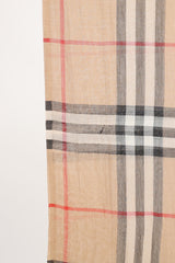 Wool Blend Check Scarf