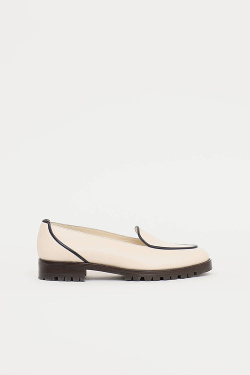 Manolo Blahnik Leather Foco Loafer