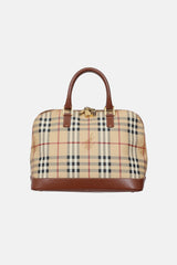 Burberry Haymarket Top Handle Bag