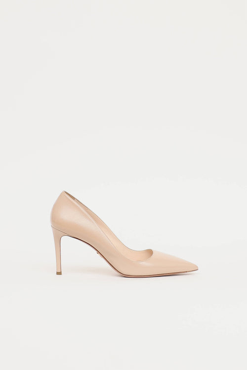 Prada Patent Saffiano Pump