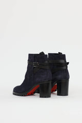 Christian Louboutin Suede Trapeurdekoi Ankle Boots