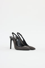 Saint Laurent Studded Slingback Heels