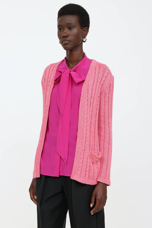 Silk & Linen Knit Cardigan