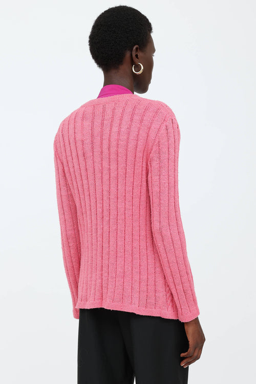 Silk & Linen Knit Cardigan