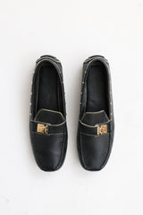 Louis Vuitton Leather Studded Loafer
