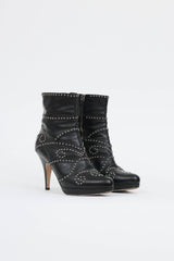Miu Miu Studded Ankle Boot