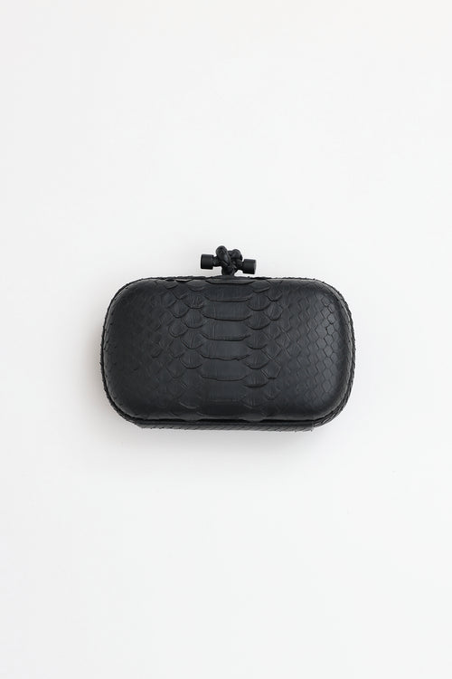 Bottega Veneta Embossed Leather Clutch