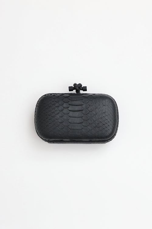Bottega Veneta Embossed Leather Clutch