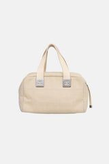Chanel 2003 LAX Square Quilted Bowler Bag
