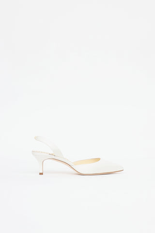 Manolo Blahnik Carolyne Bridal Pump