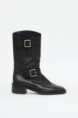 Chanel 2014 Leather Moto Boot