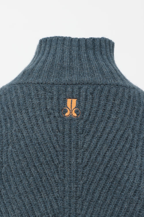 La Double J Feather Trim High Kick Sweater
