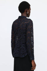 Prada Sheer Lace Shirt