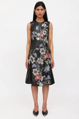 McQueen 2016 Crossstitched Leather Dress
