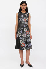 McQueen 2016 Crossstitched Leather Dress