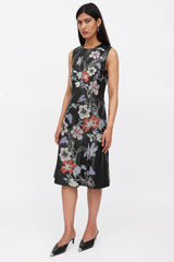 McQueen 2016 Crossstitched Leather Dress