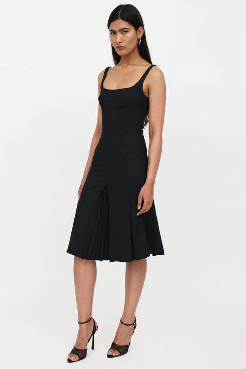 Dolce & Gabbana Pleated Panel Dress