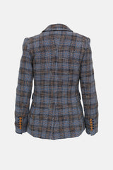 Veronica Beard Plaid Miller Dickey Blazer