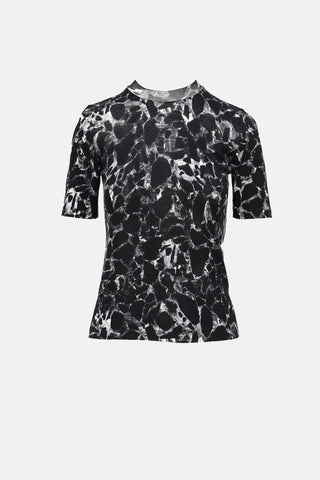 Balenciaga Wool Marbled  Top