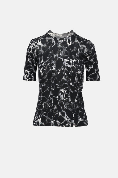 Balenciaga Wool Marbled  Top