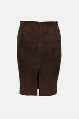 Brunello Cucinelli Suede Skirt