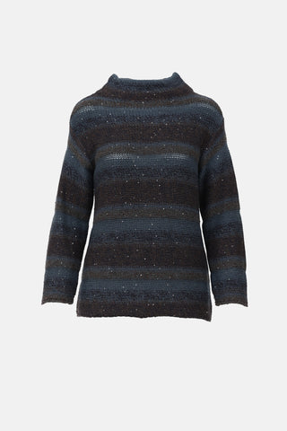 Brunello Cucinelli Cashmere Sequin Sweater