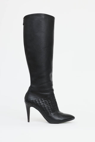 Bottega Veneta Intrecciato Heeled Boot