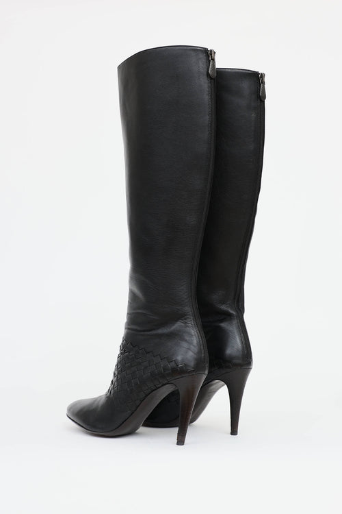 Bottega Veneta Intrecciato Heeled Boot