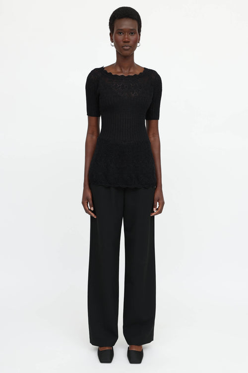 Prada 2012 Mohair Knit Top