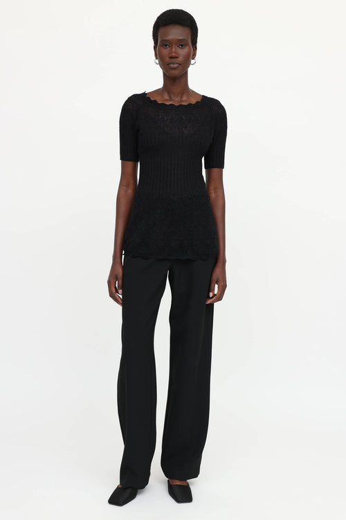 Prada 2012 Mohair Knit Top