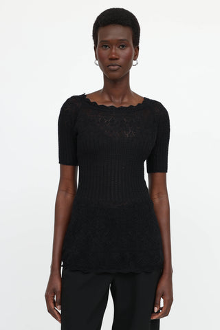 Prada 2012 Mohair Knit Top