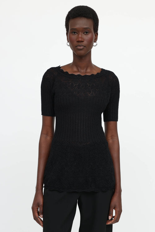 Prada 2012 Mohair Knit Top