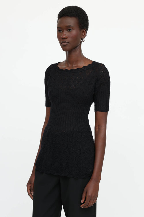 Prada 2012 Mohair Knit Top