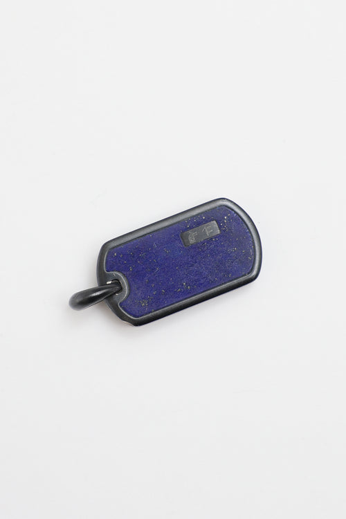 David Yurman Lapis Lazuli Tag Pendant