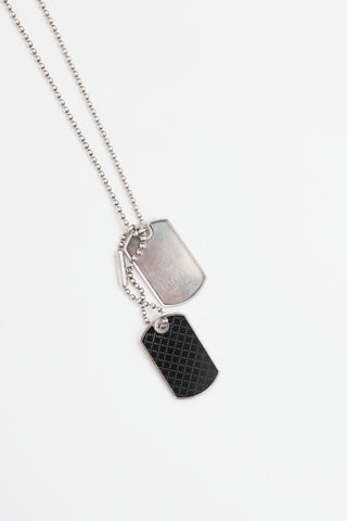 Gucci Sterling Silver Diamantissima Necklace