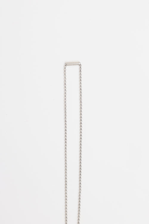 Gucci Sterling Silver Diamantissima Necklace