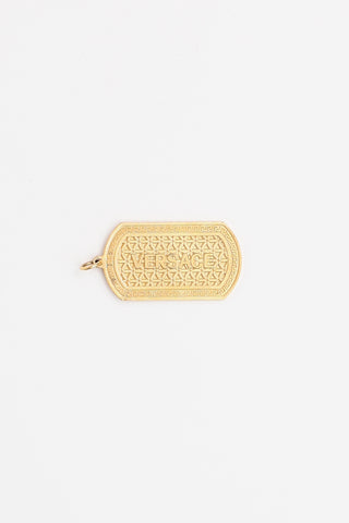 Versace Logo Tag Pendant