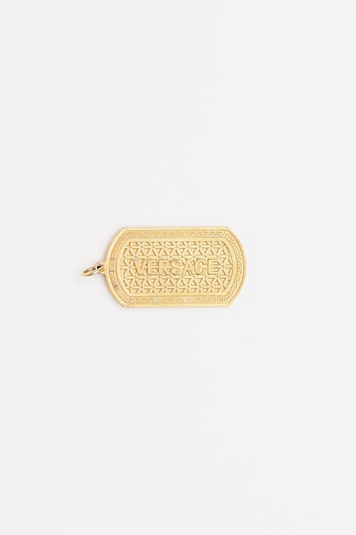 Versace Logo Tag Pendant